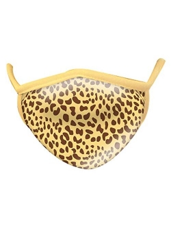 Wild Republic Wild Smiles Face Mask, Reusable Face Mask, Washable Face Mask, Half Face Mask