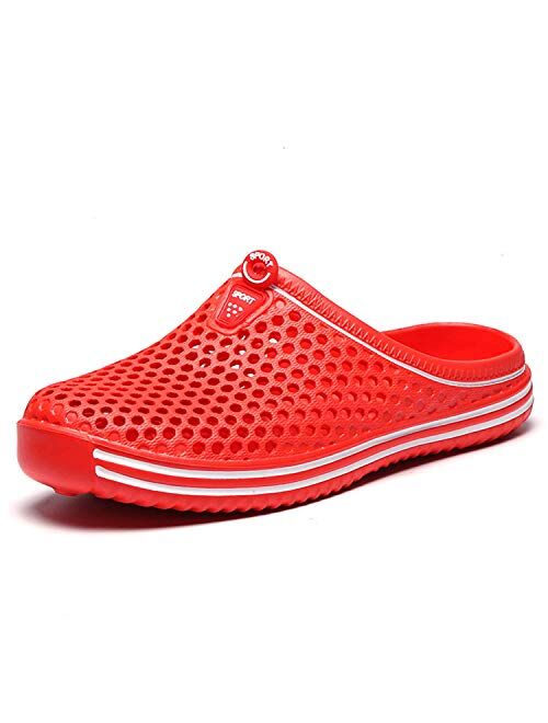 CERYTHRINA Women's Lightweight Mesh Breathable Quick Drying Sandals Slippers Beach Footwear Anti-Slip Garden Clog Shoes