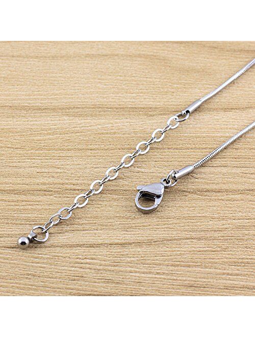 Lademayh Bar Necklace Engraved Inspirational Word Necklaces for Women, Stainless Steel Vertical Personalized Necklace with 20"+2" Chain