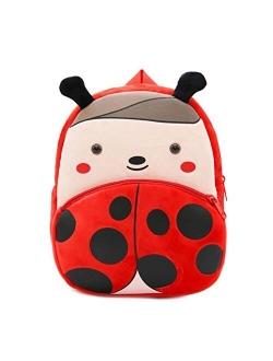 Cute Toddler Backpack Toddler Bag Plush Animal Cartoon Mini Travel Bag for Baby Girl Boy 2-6 Years