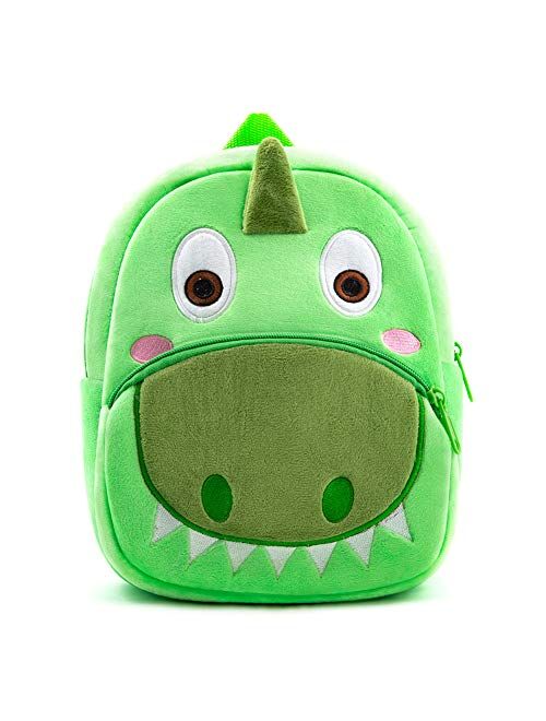 Cute Toddler Backpack Toddler Bag Plush Animal Cartoon Mini Travel Bag for Baby Girl Boy 2-6 Years