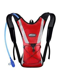 KUYOU Hydration Pack with 2L Hydration Bladder Water Rucksack Backpack Bladder Bag Cycling Bicycle Bike/Hiking Climbing Pouch