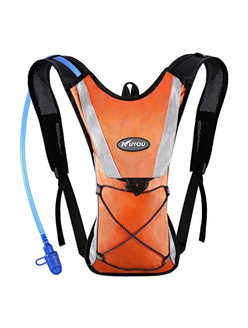 KUYOU Hydration Pack with 2L Hydration Bladder Water Rucksack Backpack Bladder Bag Cycling Bicycle Bike/Hiking Climbing Pouch