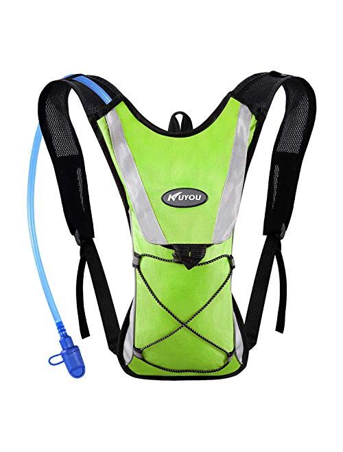 KUYOU Hydration Pack with 2L Hydration Bladder Water Rucksack Backpack Bladder Bag Cycling Bicycle Bike/Hiking Climbing Pouch