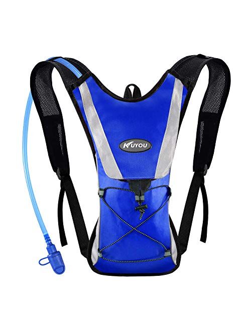 KUYOU Hydration Pack with 2L Hydration Bladder Water Rucksack Backpack Bladder Bag Cycling Bicycle Bike/Hiking Climbing Pouch