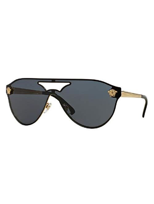 Versace VE2161 Aviator Sunglasses For Men For Women+FREE Complimentary Eyewear Care Kit