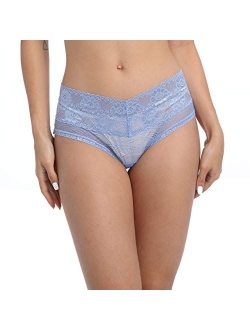 Pmrxi Pack Of 8 Sexy Women's Underwear Cheeky Hipster Lace Pantines, Assorted Different Lace Pattern & Colors