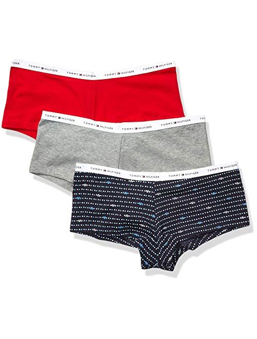 Tommy Hilfiger Women's Bikini-Cut and Boy Shorts Cotton Underwear Panty,  Multi-Pack
