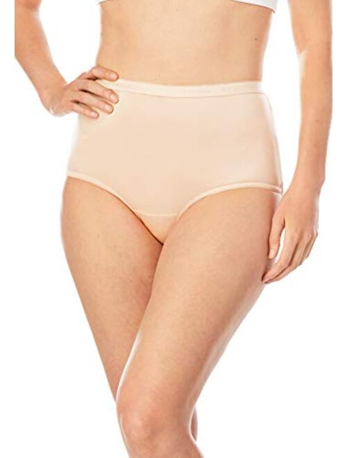 Buy Comfort Choice Womens Plus Size 10 Pack Nylon Full Cut Brief Underwear Online Topofstyle 0994