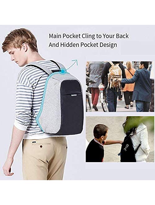 Anti-Theft Travel Backpack Business Laptop Book School Bag