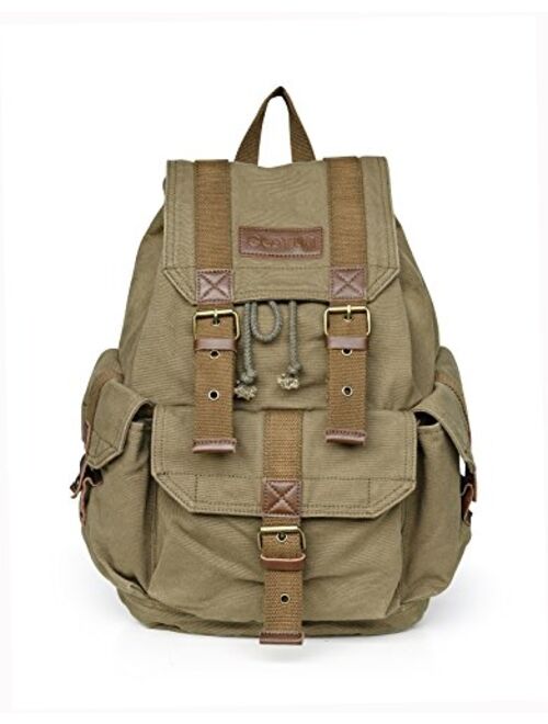 Gootium 21101 Specially High Density Thick Canvas Backpack Rucksack