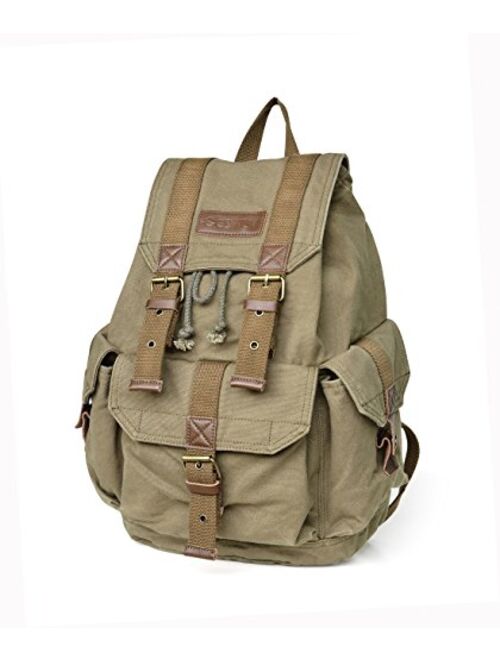 Gootium 21101 Specially High Density Thick Canvas Backpack Rucksack