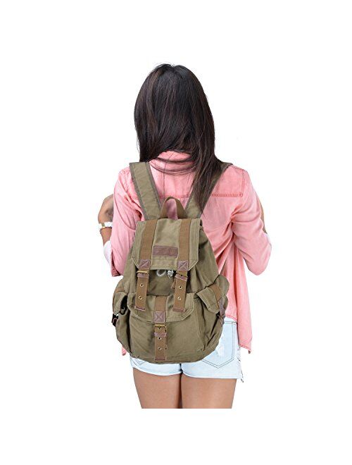 Gootium 21101 Specially High Density Thick Canvas Backpack Rucksack