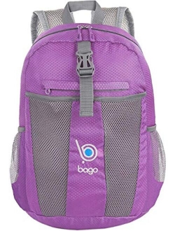 bago 25L Packable Lightweight Backpack - Water Resistant Travel and Hiking Daypack