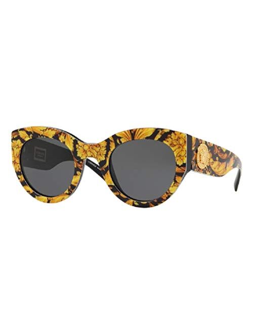 Versace VE4353 Cat Eye Sunglasses For Men For Women+FREE Complimentary Eyewear Care Kit