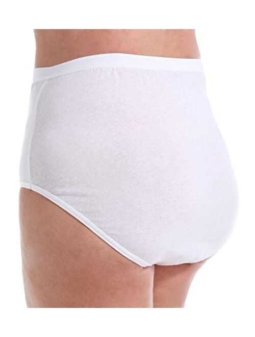 Fruit of the Loom Women's Plus-Size Non-Binding Brief Panties