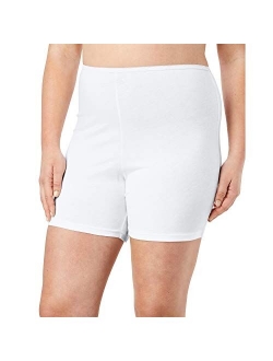 Comfort Choice Women's Plus Size 10-Pack Cotton Boyshort Underwear