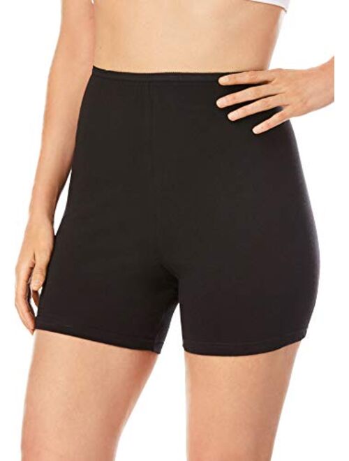 Comfort Choice Women's Plus Size 10-Pack Cotton Boyshort Underwear