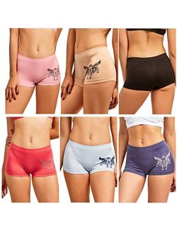 Gilbins Women Seamless Stretch Boy Shorts Panties Various Styles