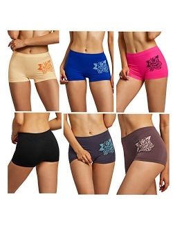 Gilbins Women Seamless Stretch Boy Shorts Panties Various Styles