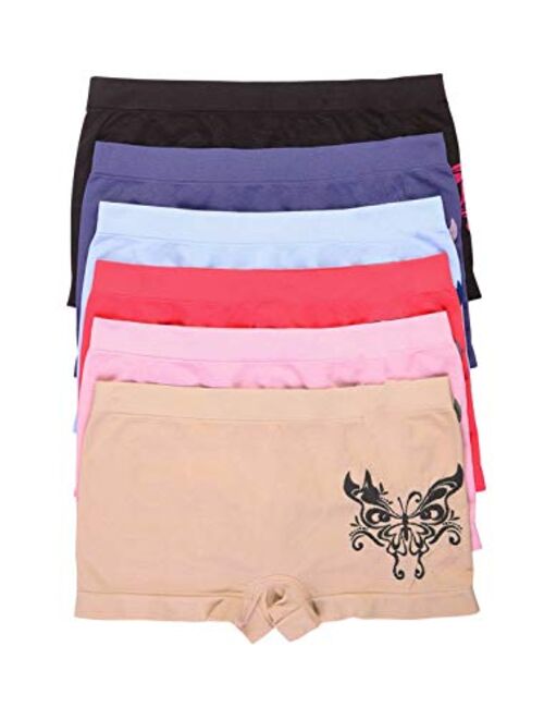 Gilbins Women Seamless Stretch Boy Shorts Panties Various Styles