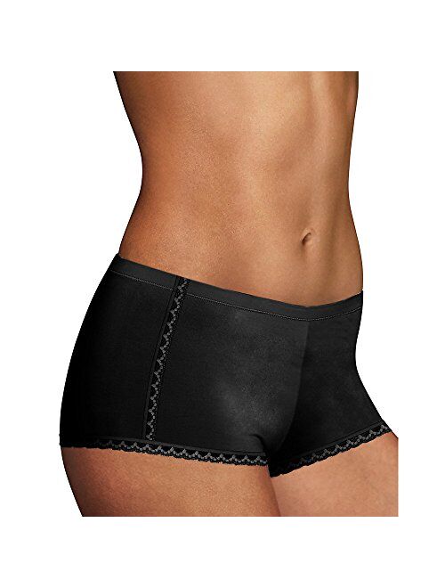 Maidenform Women's Classics Cotton Boyshort