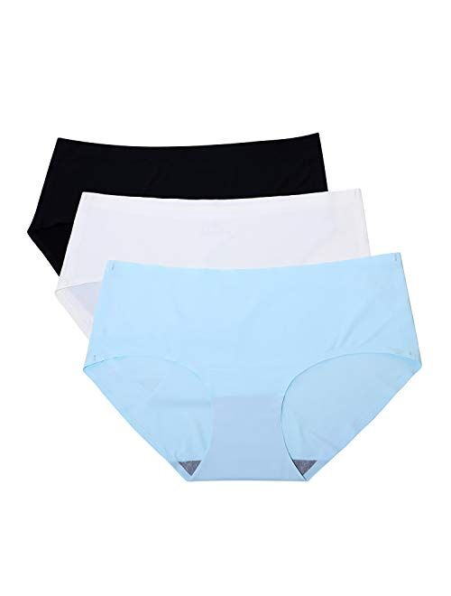 NV&NAN Women's Seamless Hipster Underwear 3Pack Briefs