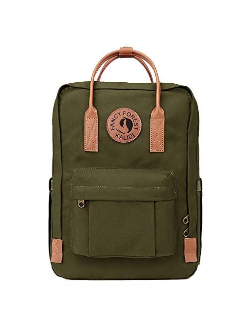 KALIDI Casual Backpack for Women,15 Inches Laptop Classic Backpack Camping Rucksack Travel Outdoor Daypack College School Bag