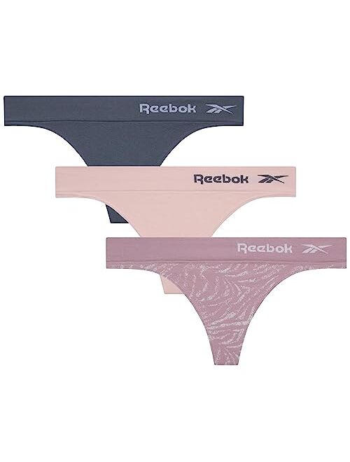 Reebok Women's Seamless Hipster Panties, 3-Pack 