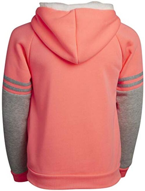 Real Love Girls 2-Piece Sherpa Lined Hoodie Jog Set