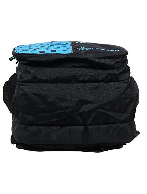 Fly USA Polestar"BIG-4" 40 Lt Black Skyblue Casual Backpack I School Bag