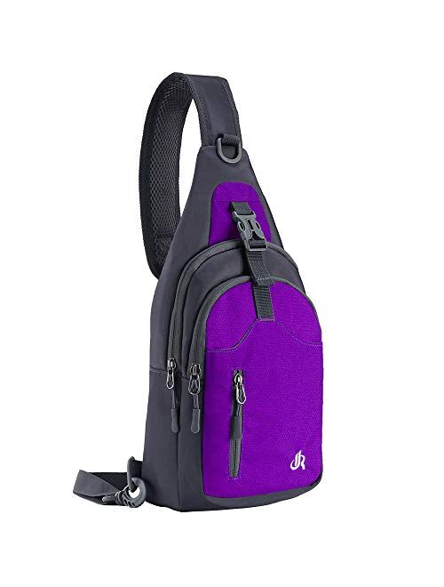 Y&R Direct 14 Colors Lightweight Sling Backpack Sling Bag Travel Hiking Small Backpack for Women Men Kids Gifts