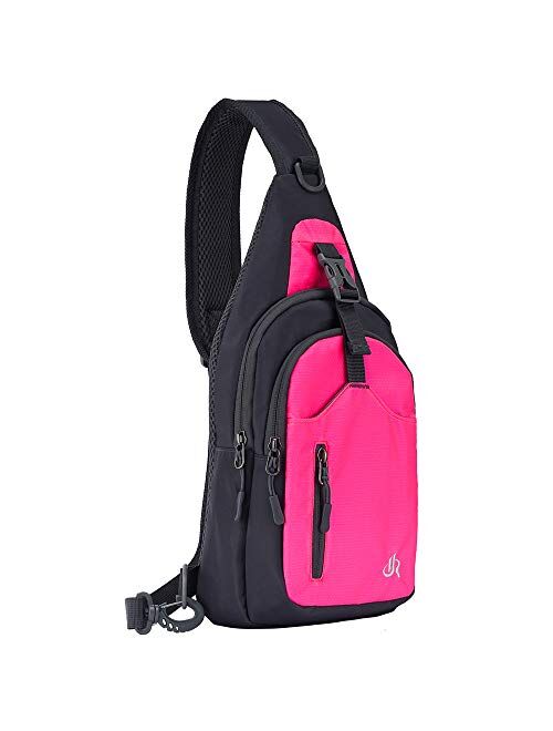 Y&R Direct 14 Colors Lightweight Sling Backpack Sling Bag Travel Hiking Small Backpack for Women Men Kids Gifts