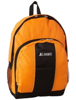 Everest Luggage Backpack with Front and Side Pockets