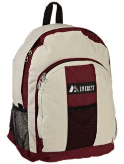 Everest Luggage Backpack with Front and Side Pockets