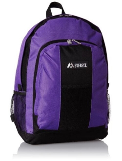 Everest Luggage Backpack with Front and Side Pockets