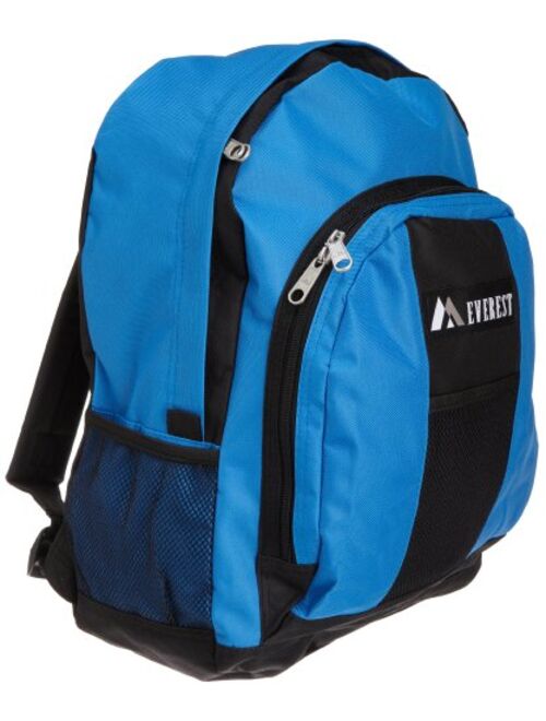 Everest Luggage Backpack with Front and Side Pockets