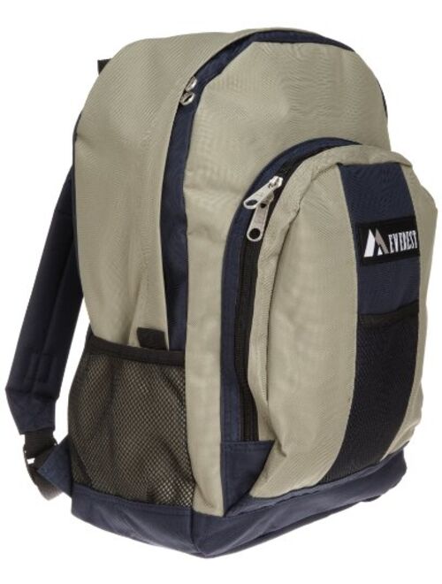 Everest Luggage Backpack with Front and Side Pockets