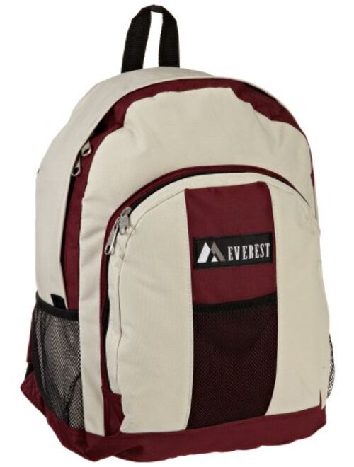 Everest Luggage Backpack with Front and Side Pockets