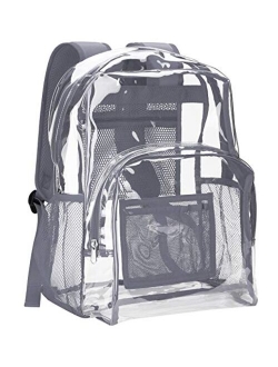 Vorspack Clear Backpack Heavy Duty PVC Transparent Backpack