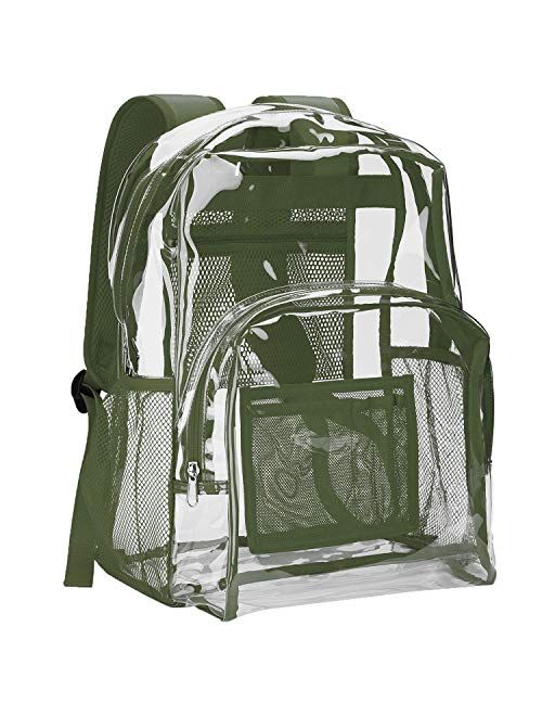 Vorspack Clear Backpack Heavy Duty PVC Transparent Backpack