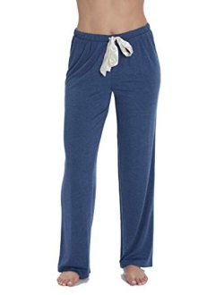 #followme Ultra Soft Solid Stretch Jersey Pajama Pants for Women