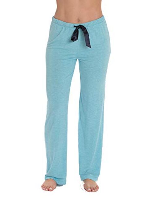 #followme Ultra Soft Solid Stretch Jersey Pajama Pants for Women