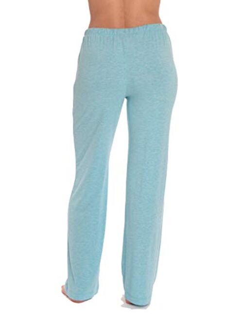 #followme Ultra Soft Solid Stretch Jersey Pajama Pants for Women