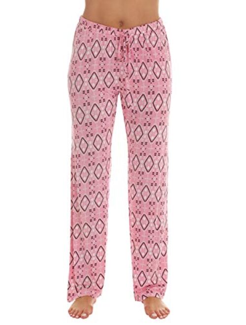 #followme Ultra Soft Solid Stretch Jersey Pajama Pants for Women