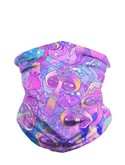 Breathable Neck Gaiter Face Cover Mask Bandana Balaclava Scarf iHeartRaves