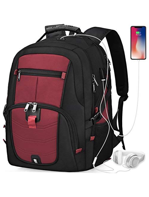 College School Business Anti Theft Travel Laptop Backpacks for with USB Charging