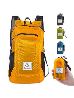 4Monster Hiking Daypack,Water Resistant Lightweight Packable Backpack for Travel Camping Outdoor