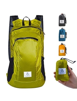 4Monster Hiking Daypack,Water Resistant Lightweight Packable Backpack for Travel Camping Outdoor