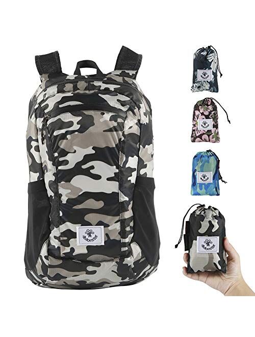 4Monster Hiking Daypack,Water Resistant Lightweight Packable Backpack for Travel Camping Outdoor